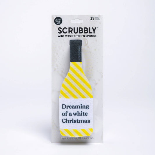 Holiday Scrubbly™ Sponge - White Christmas