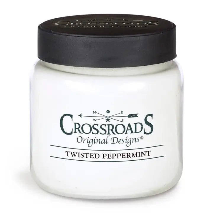 Twisted Peppermint Cross Road Candle