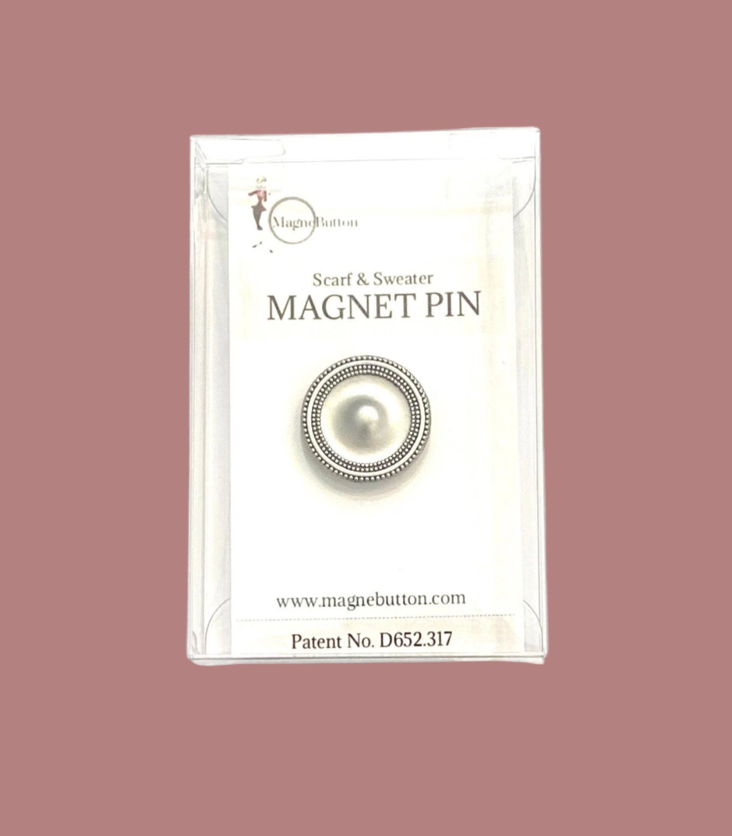 Gold Magnet Button Pin Set