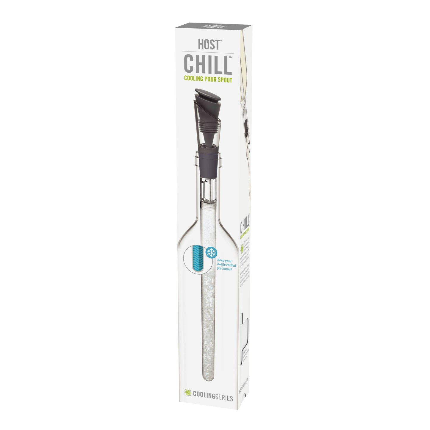 CHILL™ Cooling Pour Spout w/ Active Cooling Gel - Gray