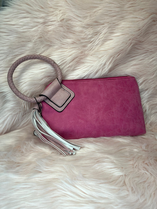 Hot Pink Blush Clutch