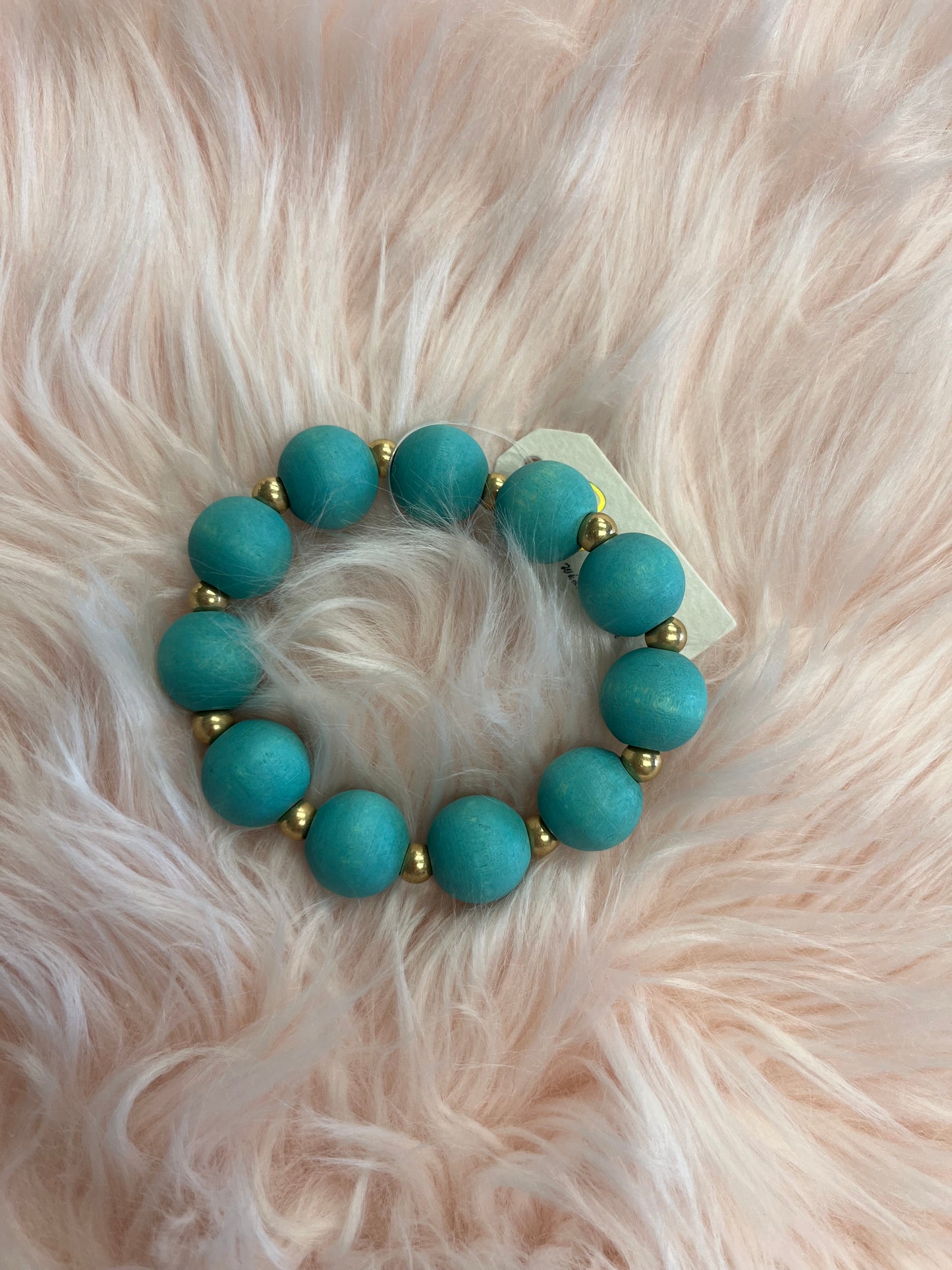 Teal Beaded Bracelet