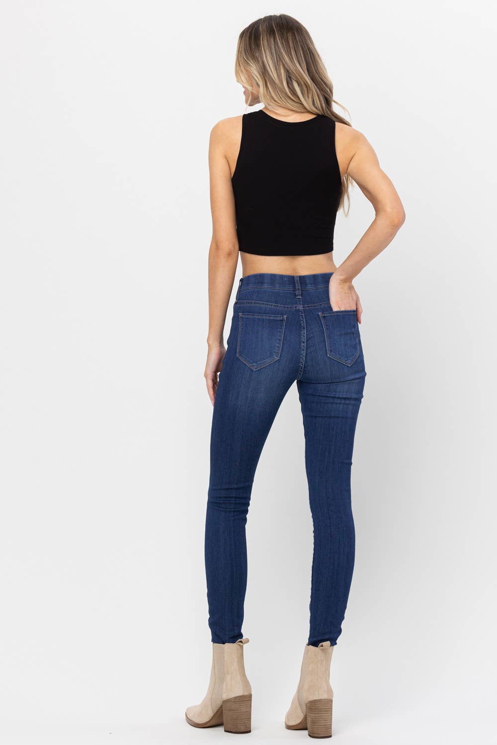 Dk. Denim Mid Rise Pull On Skinny