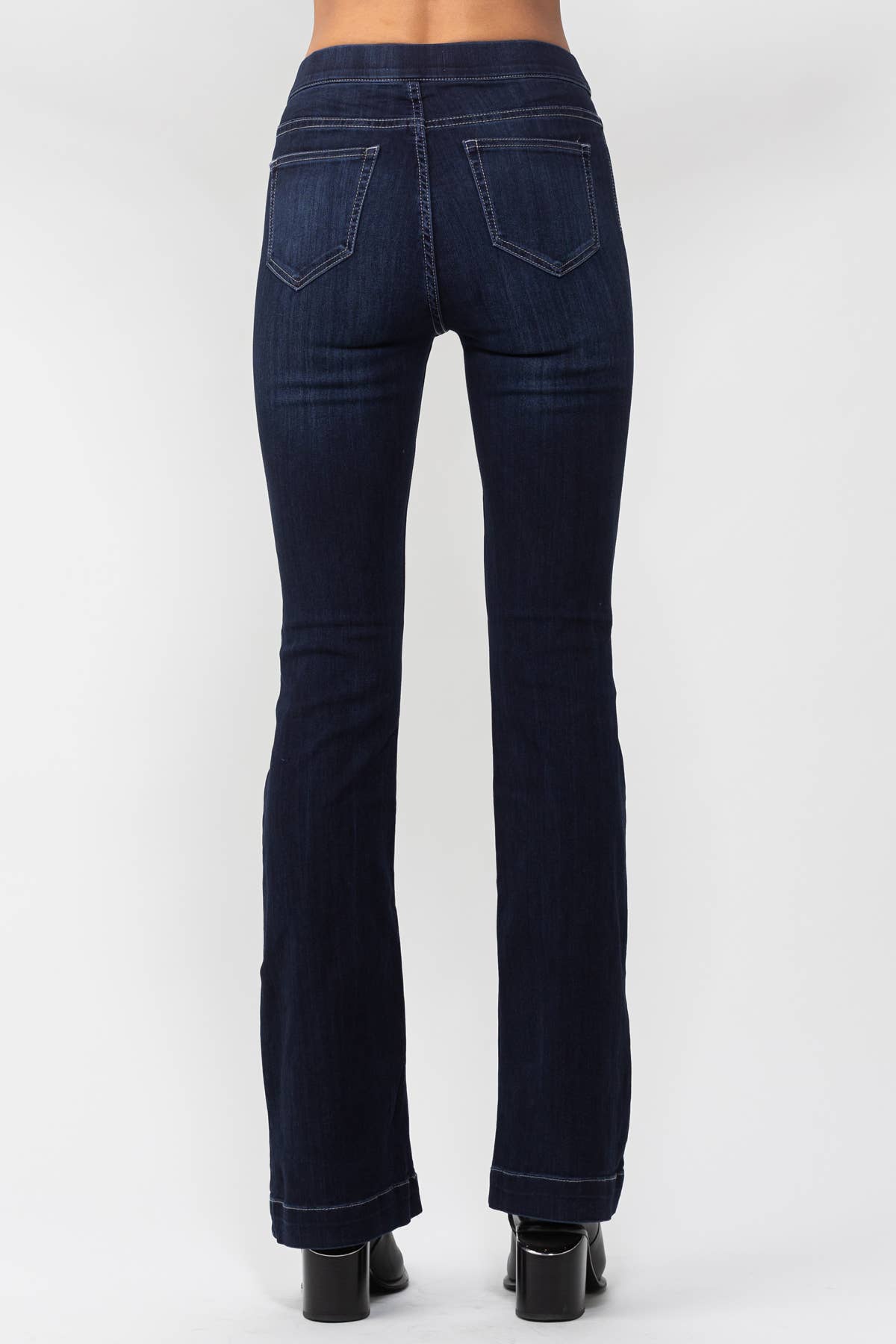 Dk Denim Indigo Pull On Flare