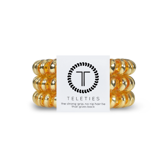 Sunset Gold Hair Ties Lg