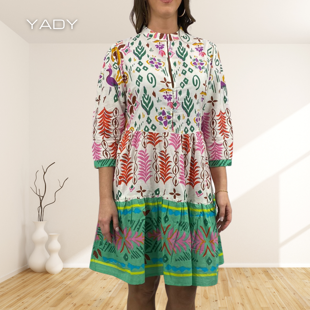 Alora Patterned Dress/Cover-Up