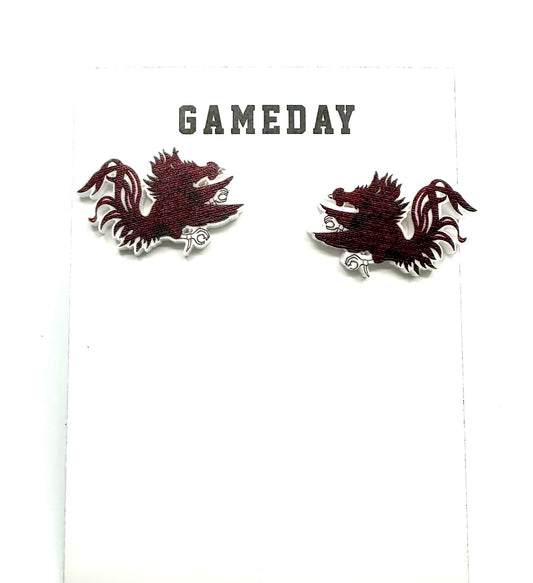 South Carolina Gamecocks Stud Earring