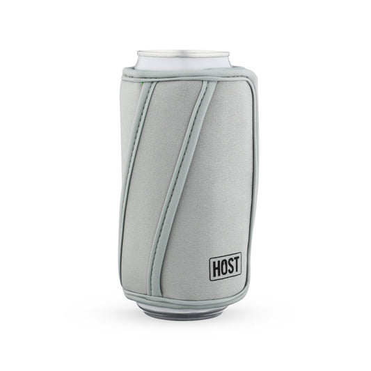 Insta-Chill Sleeve w/ Active Cooling Gel - Slim Cans - Gray