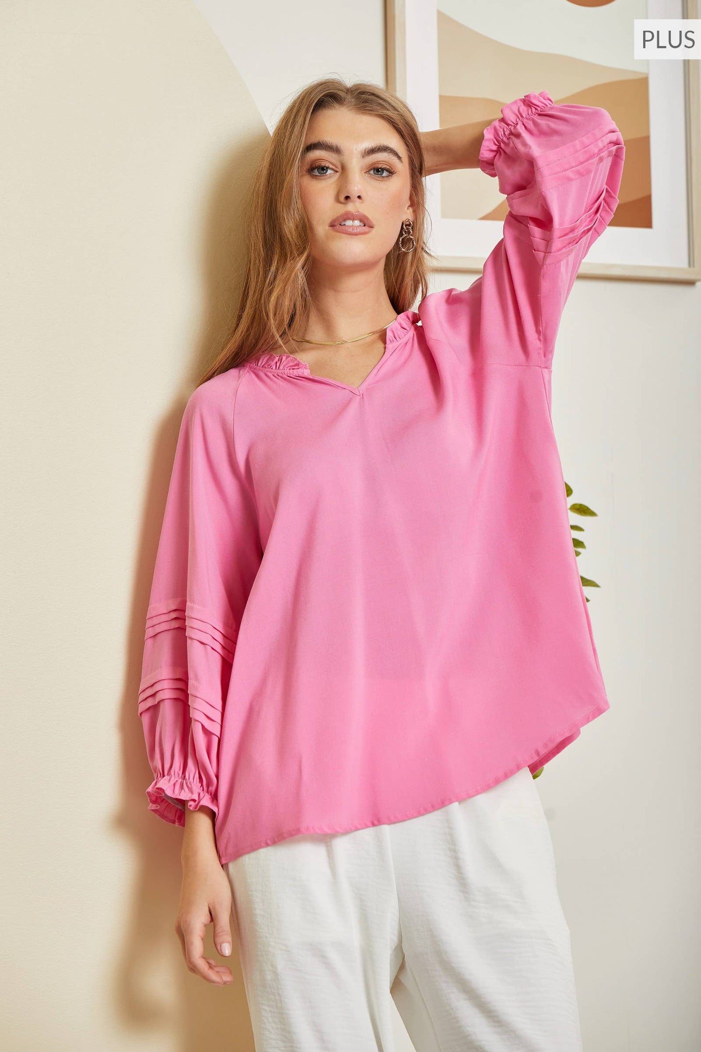 Pink Cosmos Solid Top