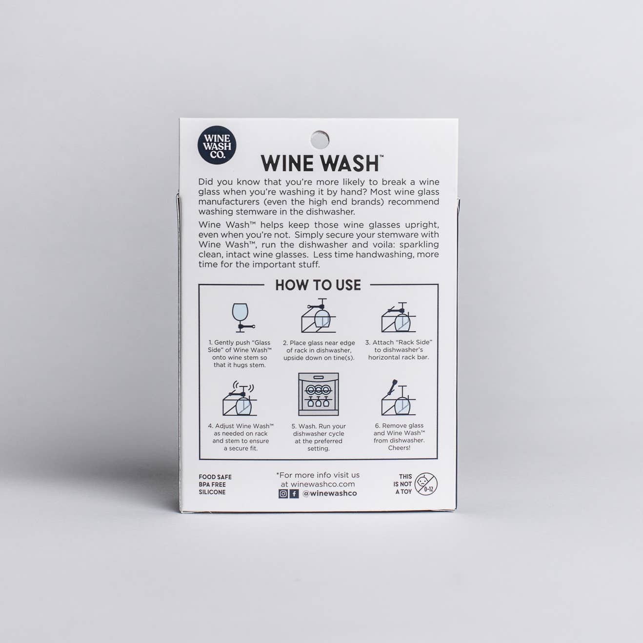 Wine Wash® Dishwasher Attachment